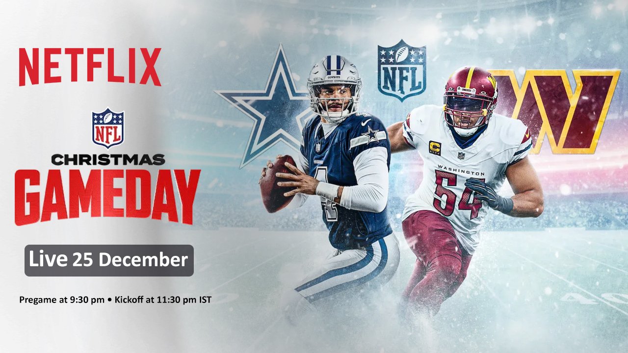 Christmas Gameday - Cowboys vs Commanders (2025)